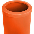 Lixeira Plástica 50 Litros 30x70 Com Aro Plástico - Laranja