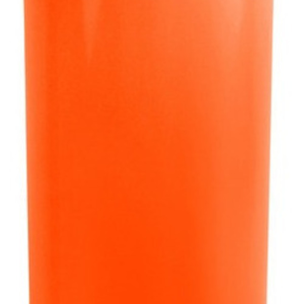 Lixeira Plástica 50 Litros 30x70 Com Aro Plástico - Laranja