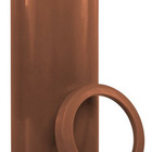 Lixeira Plástica 50 Litros 30x70 Com Aro Plástico - Marrom