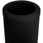 Lixeira Plástica 50 Litros 30x70 Com Aro Plástico - Preta