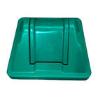 Lixeira Plástica 60l Quadrada Com Tampa Vai-vem Verde