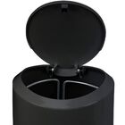 Lixeira Plástica Banheiro  Preto