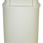 Lixeira Plástica Com Tampa Vai-vem 22 Litros Branco