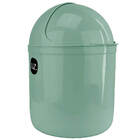 Lixeira Plastica De Cozinha Pia Com Tampa Capacete E Abertura