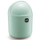 Lixeira Plastica De Cozinha Pia Com Tampa Capacete E Abertura