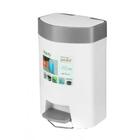 Lixeira Plástica De Pedal  Branca