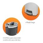 Lixeira Plástica De Pedal  Branca