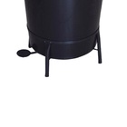 Lixeira Plástica Em Suporte De Ferro Com Pedal 30 Litros