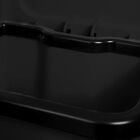 Lixeira Plástica Retangular Com Pedal 15 Litros - Preto