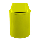 Lixeira Plástica Tampa Vai-vem 12 Litros Amarelo