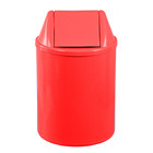 Lixeira Plástica Tampa Vai-vem 12 Litros Vermelho