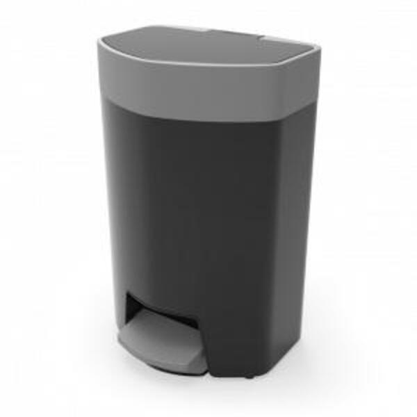 Lixeira Prat-k Plastica De Pedal 12l Preta 10040.003