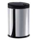 Lixeira Press Inox Preta 4L