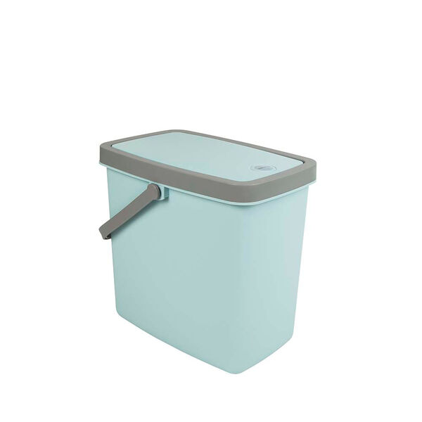 Lixeira Push 6 Litros Mor Azul Claro