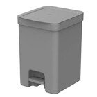 Lixeira Quadrada Com Pedal para Cozinha