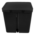 Lixeira Quadrada Com Pedal Trium 20 Litros - Wp Connect - Pre