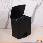 Lixeira Quadrada Com Pedal Trium 20 Litros - Wp Connect - Pre