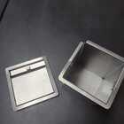 Lixeira Quadrada Pia Cozinha Embutir 4 L Inox 304 Escovado