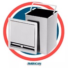 Lixeira Quadrada Pia Cozinha Embutir 7 L Inox 304 Escovado