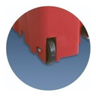 Lixeira Quadrada Plastica De 100 Litros Com Roda E Pedal