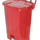 Lixeira Quadrada Plastica De 100 Litros Com Roda E Pedal Amar