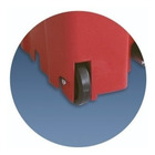 Lixeira Quadrada Plastica De 100 Litros Com Roda E Pedal Verde