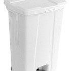 Lixeira Quadrada Plastica De 100 Litros Com Roda Sem Pedal Pr