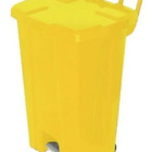 Lixeira Quadrada Plastica De 100 Litros Com Roda Sem Pedal Pr