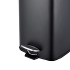 Lixeira Quadrada Preta 6 Litros Healer