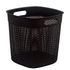 Lixeira Rattan Cesto Roupa Telada Lixo 12 Litros Lavanderia E