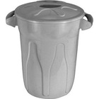 Lixeira Redonda 100 Litros Tipo Balde Preto