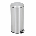 Lixeira Redonda 30L Inox Escovado Delinia