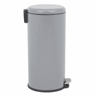 Lixeira Redonda 30L Plástico Cinza Delinia