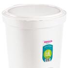 Lixeira Redonda Branca Com Pedal 6,6l Sanremo