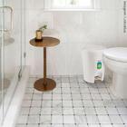 Lixeira Redonda Branca Com Pedal 6,6l Sanremo