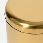 Lixeira Redonda Com Pedal 12 Litros (dourada)