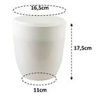 Lixeira Redonda Crippa Pequena Cozinha Pia Com Aro Interno 2,