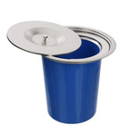 Lixeira Redonda Tampa E Aro Aço Inox 8 Litros Guimmis.casa