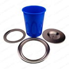 Lixeira Redonda Tampa E Aro Aço Inox 8 Litros Guimmis.casa