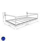 Lixeira Retrátil Parede Calçada Design Moderno Compacto Kit I