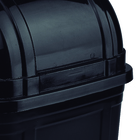 Lixeira Retrátil Preta 4l