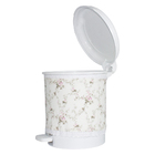 Lixeira Rosa Provençal Quarto Bebê Menina