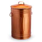 Lixeira Rose Gold 100 Litros Lata De Lixo Americana Cobre