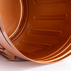 Lixeira Rose Gold 100 Litros Lata De Lixo Americana Cobre