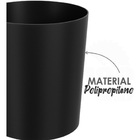 Lixeira S/tampa 10 L -preta