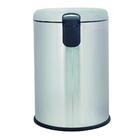 Lixeira Safira Inox 12 Litros Cinza Mor