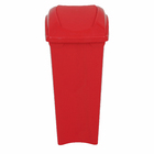 Lixeira Seletiva 40L Plástico Basculante Vermelha Sim Sanremo