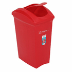 Lixeira Seletiva 40L Plástico Basculante Vermelha Sim Sanremo