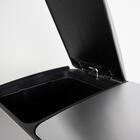 Lixeira Seletiva Dupla Inox Office Healer Premium 2 Divisória