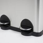 Lixeira Seletiva Dupla Inox Office Healer Simple 2 Divisórias